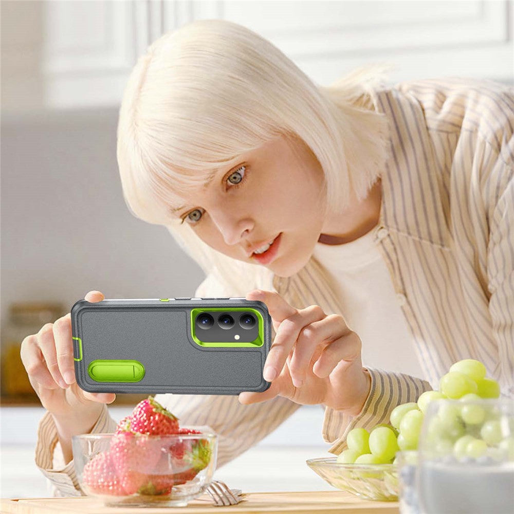 Galaxy S25 Plus / S24 Plus Silikon-Hülle – Stoßfest & EVA 3-in-1-Design