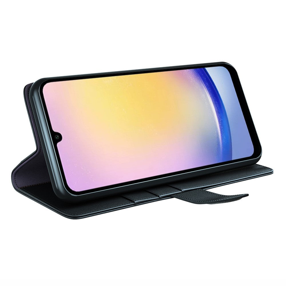 Galaxy A26 5G Echtleder Hülle mit Kartenfach