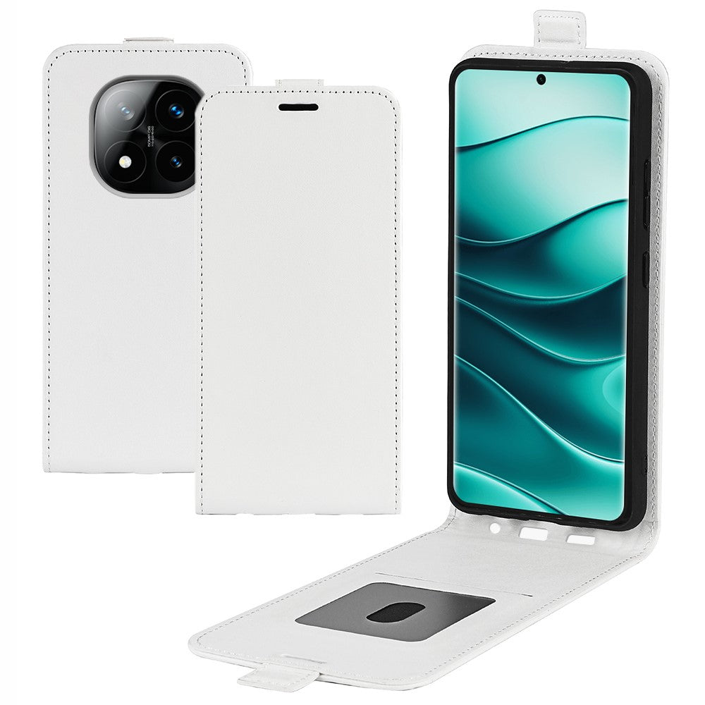 For Xiaomi Redmi Note 14 Pro+ 5G Case with Card Slots Vertical Flip Leather Phone Cover