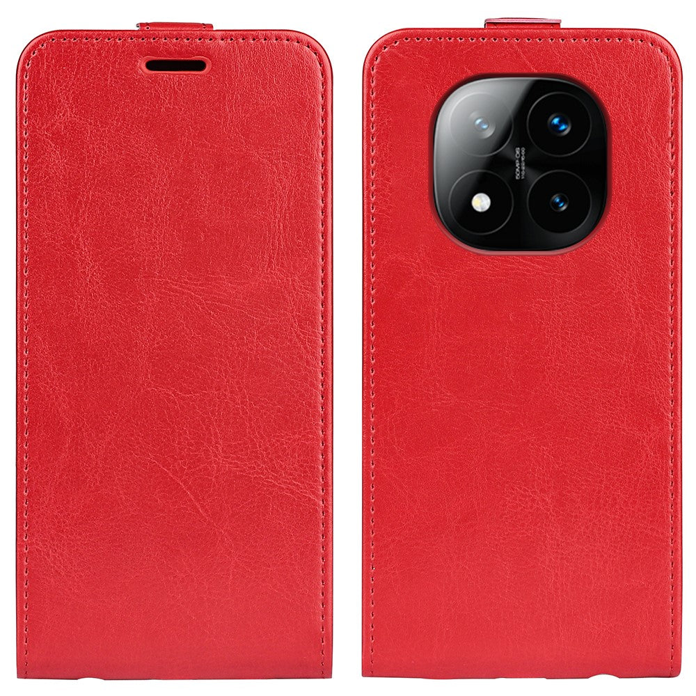 For Xiaomi Redmi Note 14 Pro+ 5G Case with Card Slots Vertical Flip Leather Phone Cover