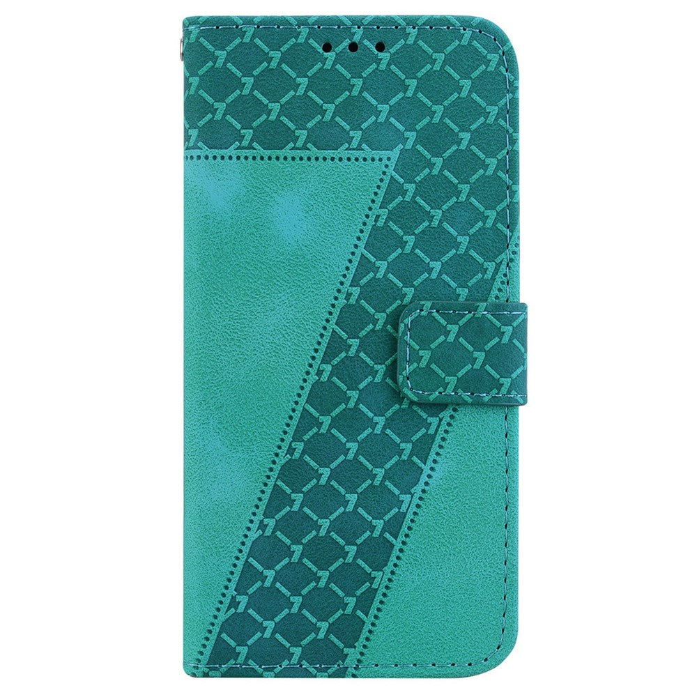 Galaxy A26 5G Leder-Wallet-Hülle – Mit Prägung & Ständer