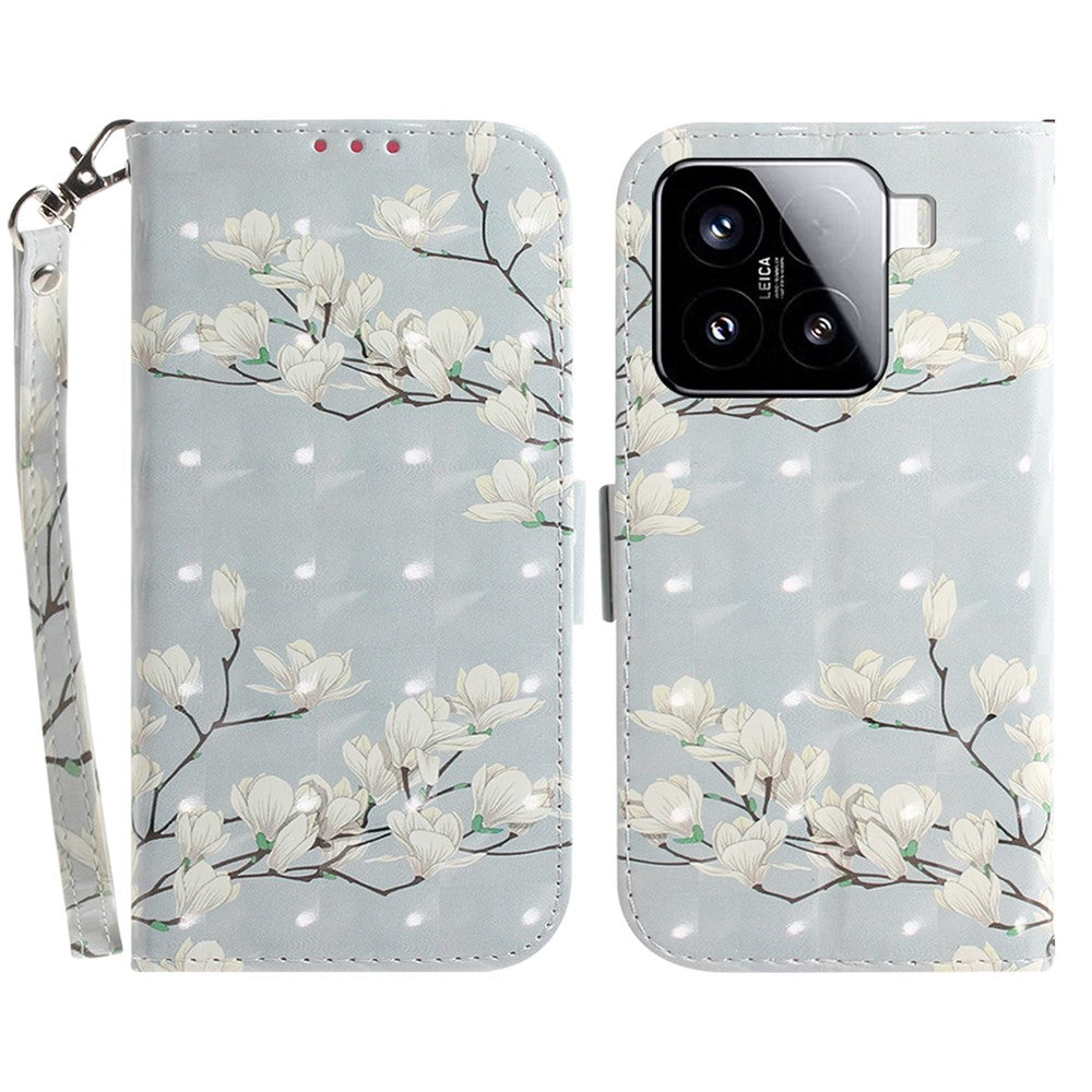 For Xiaomi 15 Case Pattern Printing Leather Wallet Phone Cover