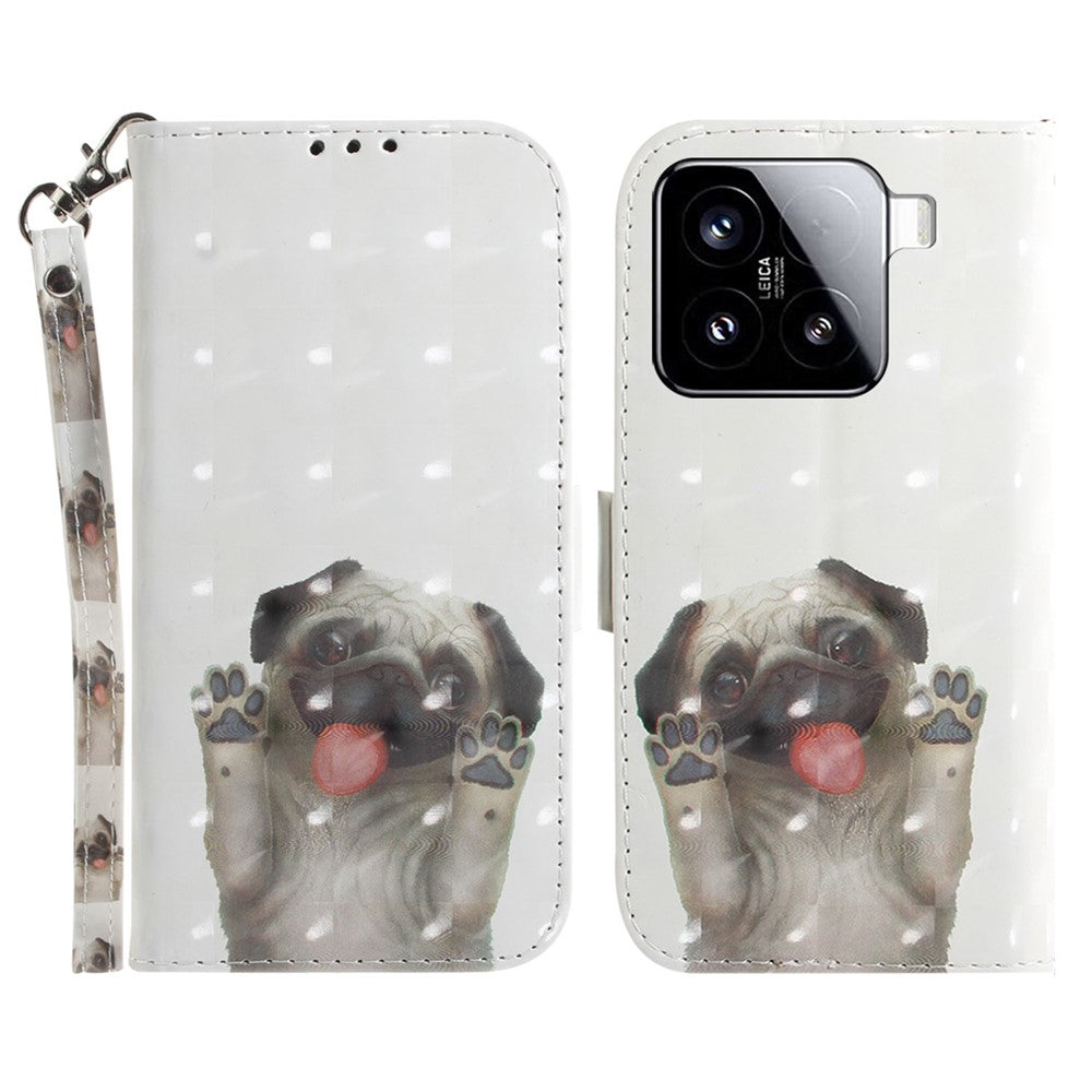 For Xiaomi 15 Case Pattern Printing Leather Wallet Phone Cover