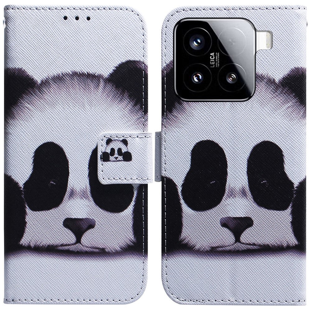 For Xiaomi 15 Wallet Case Pattern Print Leather Phone Cover