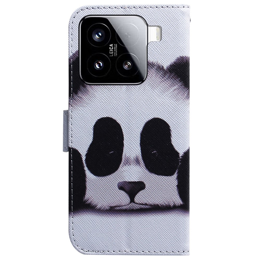 For Xiaomi 15 Wallet Case Pattern Print Leather Phone Cover