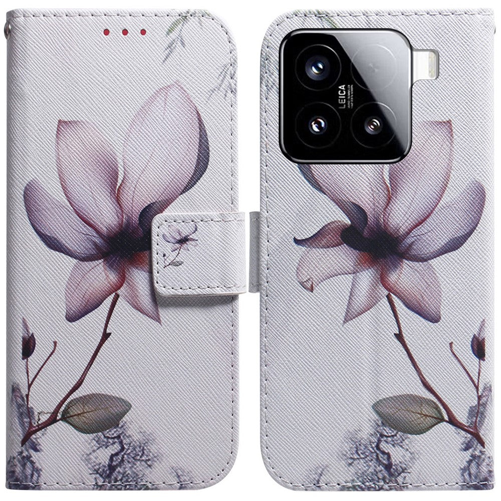 For Xiaomi 15 Wallet Case Pattern Print Leather Phone Cover