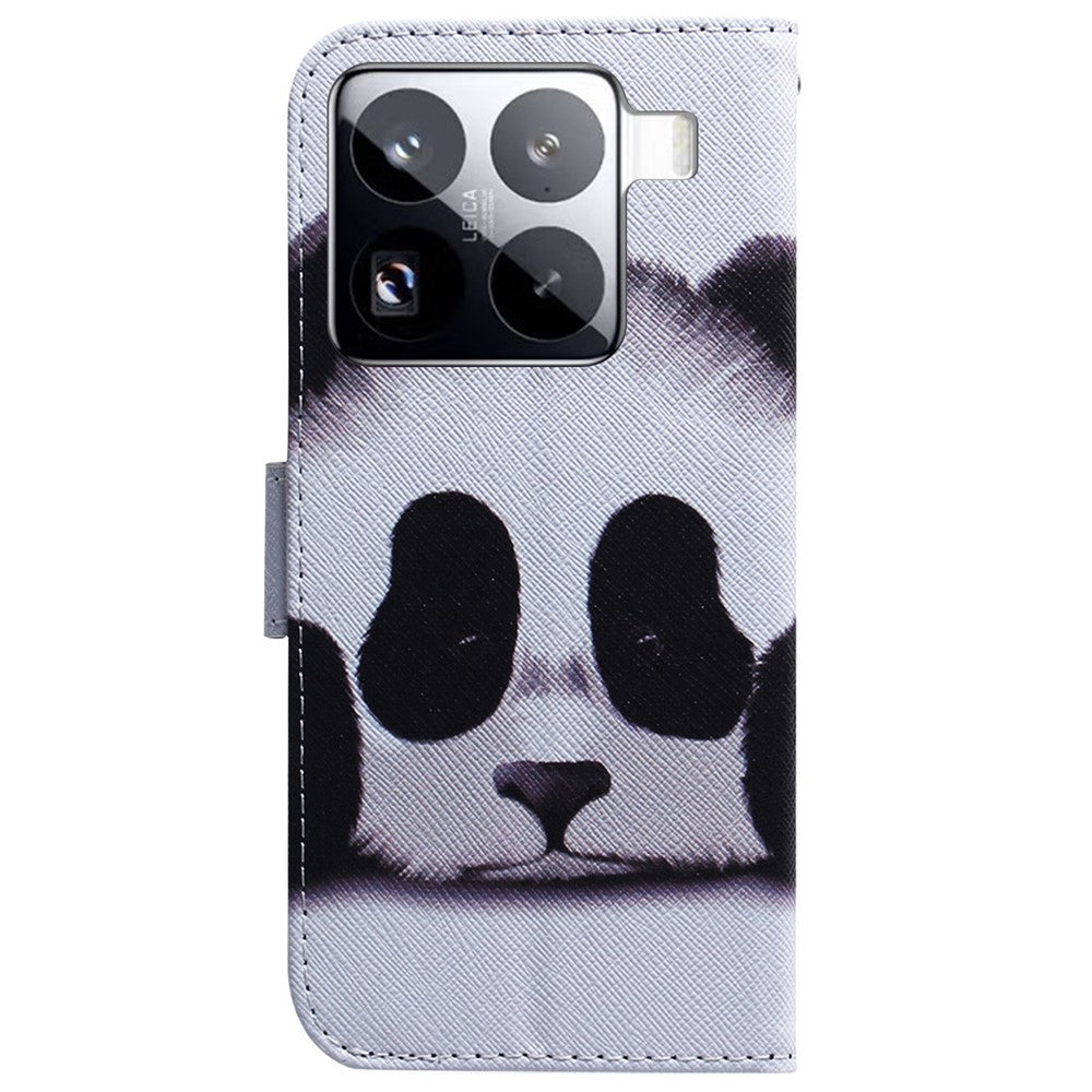 For Xiaomi 15 Pro Wallet Case Pattern Print Leather Phone Cover