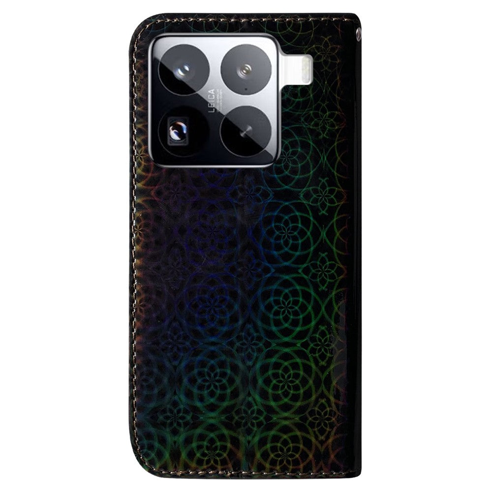 For Xiaomi 15 Pro Stand Case Dazzling Flower Leather Phone Cover