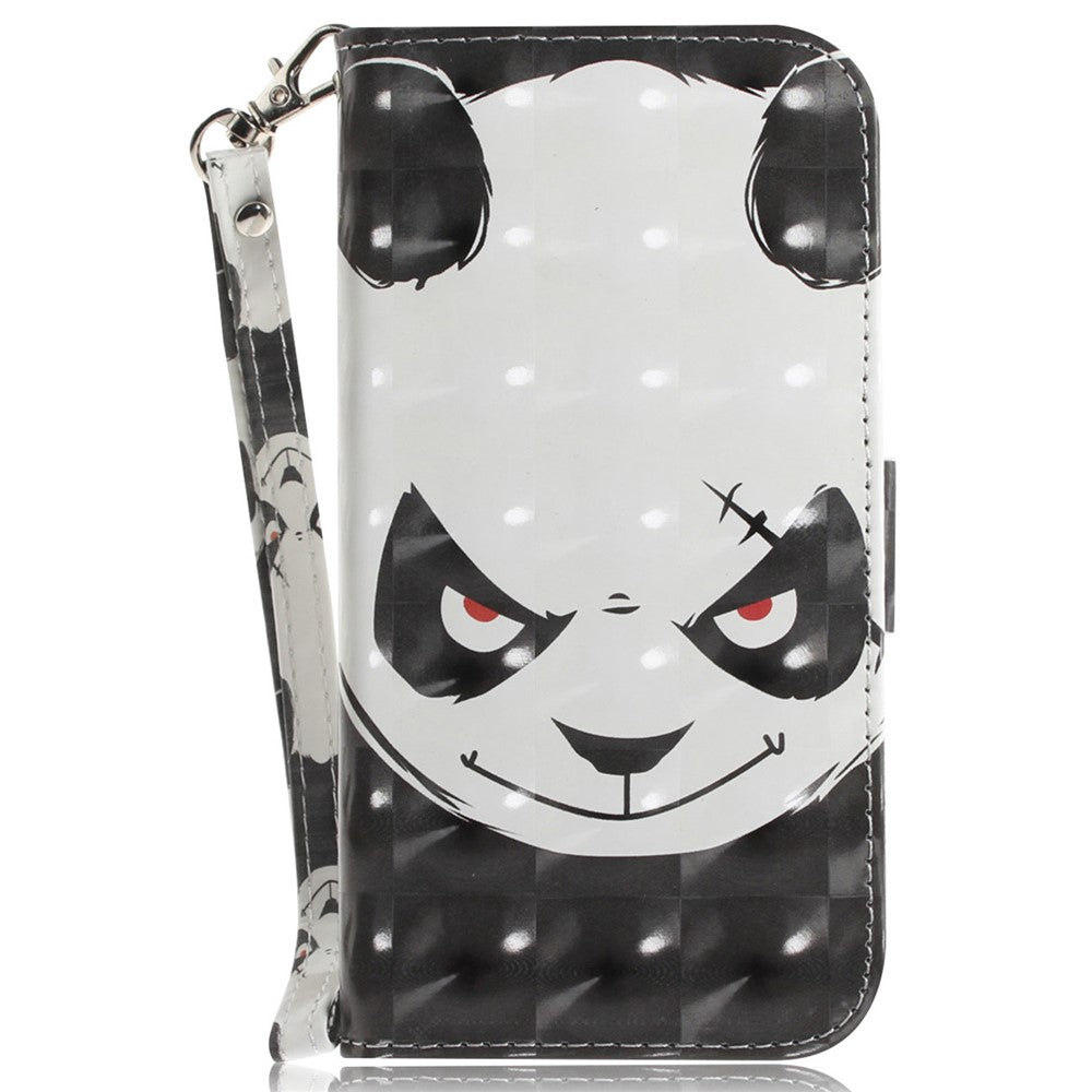 For Honor Magic7 Lite 5G / X9c 5G / X60 Pro 5G Case Pattern Printing Leather Wallet Phone Cover with Wrist Strap