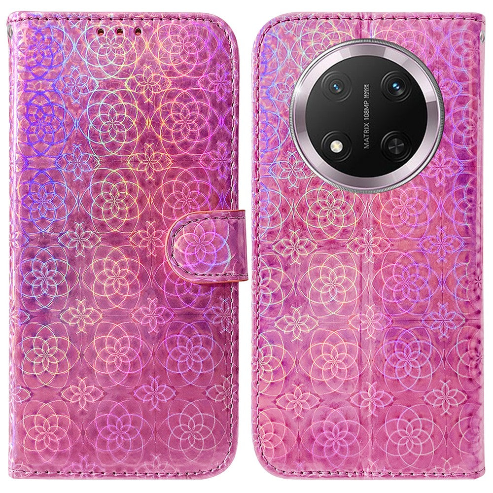 For Honor Magic7 Lite 5G / X9c 5G / X60 Pro 5G Stand Case Dazzling Flower Leather Phone Cover