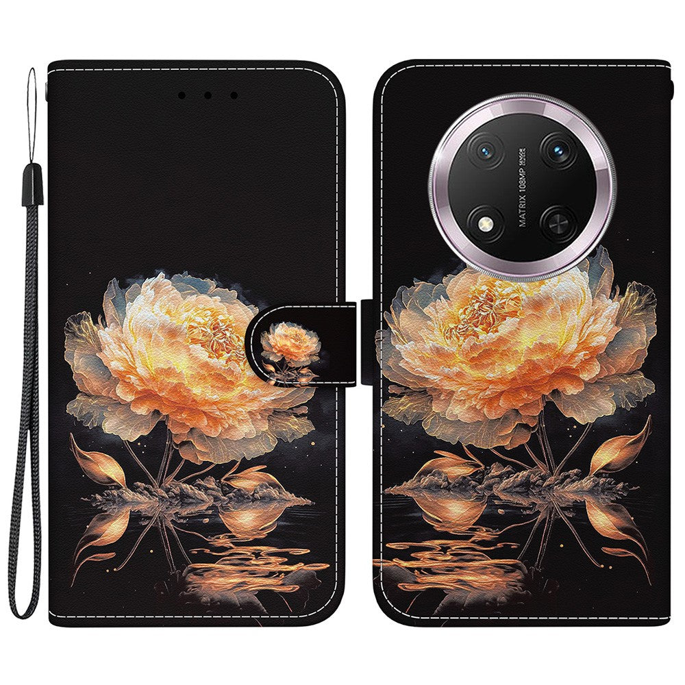 For Honor Magic7 Lite 5G / X9c 5G / X60 Pro 5G Wallet Phone Case Anti-Drop Leather Flip Cover Pattern Printing
