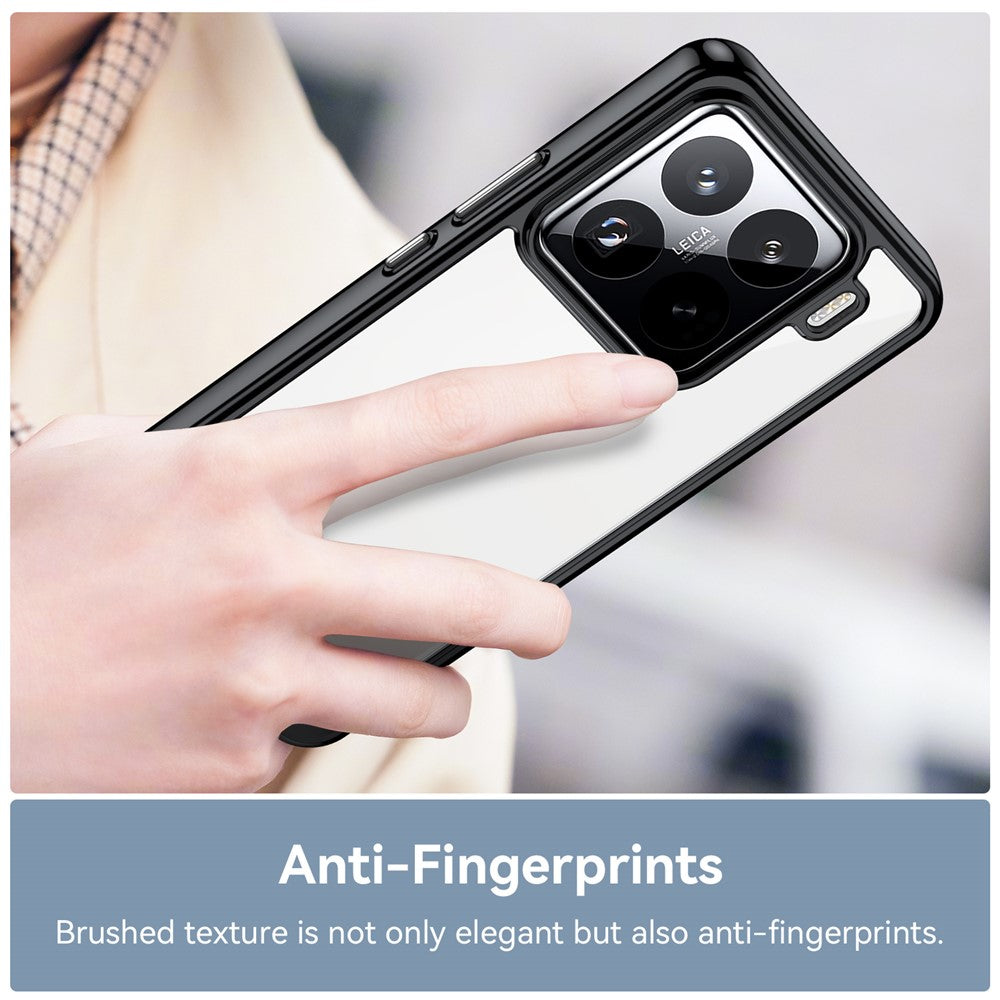 For Xiaomi 15 Pro Case TPU + Acrylic Protective Clear Phone Cover