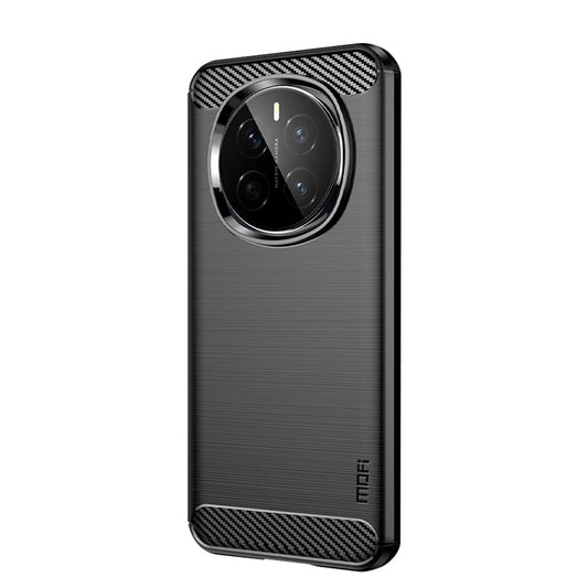 Honor Magic7 5G Handyhülle – MOFI Rückseite aus gebürstetem Carbonfaser-Textur, weiches TPU-Gehäuse