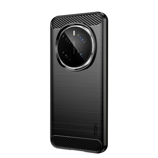 Honor Magic7 Pro 5G Handyhülle – MOFI Rückseite aus gebürstetem Carbonfaser-Textur, weiches TPU-Gehäuse