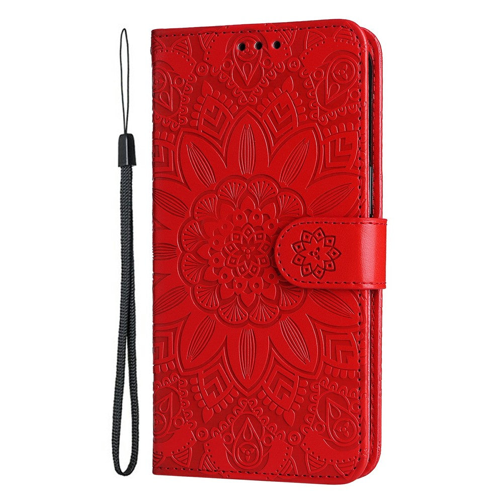 For Xiaomi 15 Pro Case Sunflower Imprint Leather Wallet Phone Cover