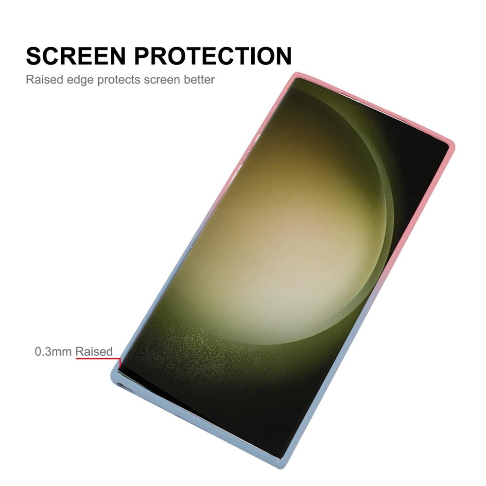Galaxy S25 Ultra Silikon-Hülle – Mit Farbverlauf & Magnetisch