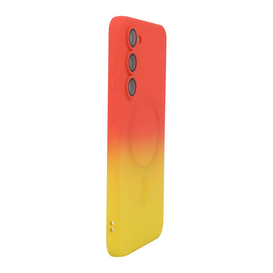 Galaxy S25 Silikon-Hülle – Mit Farbverlauf & Magnetisch