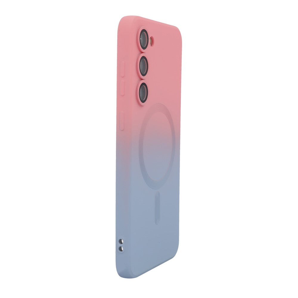 Galaxy S25 Silikon-Hülle – Mit Farbverlauf & Magnetisch