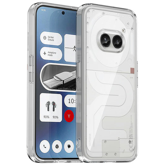 Nothing Phone (2a) Transparente Handyhülle – Aus TPU & Acryl, mit Schutzglasfolie