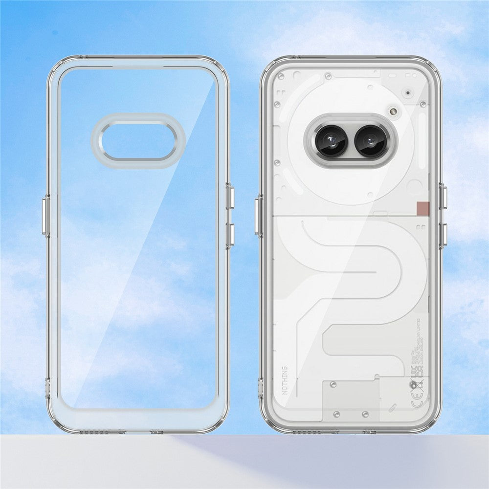 Nothing Phone (2a) Transparente Handyhülle – Aus TPU & Acryl, mit Schutzglasfolie