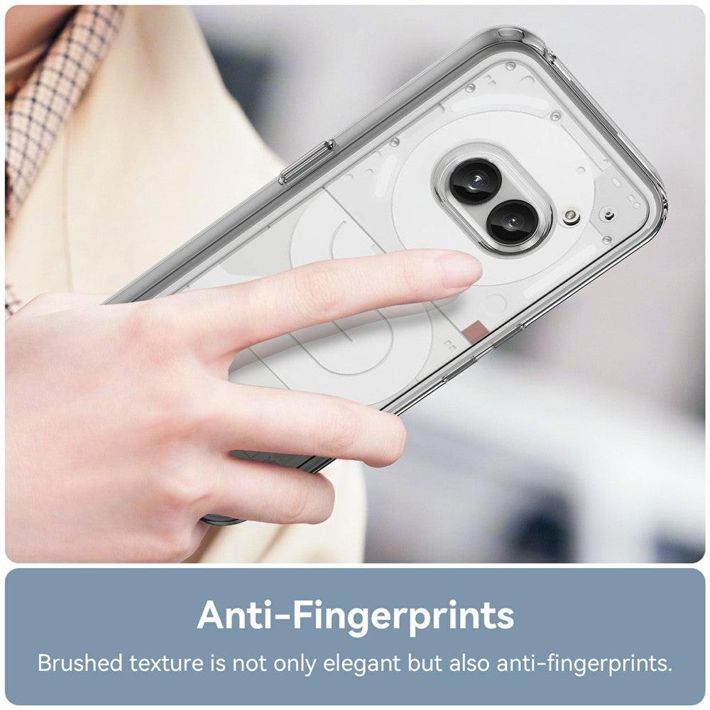 Nothing Phone (2a) Transparente Handyhülle – Aus TPU & Acryl, mit Schutzglasfolie