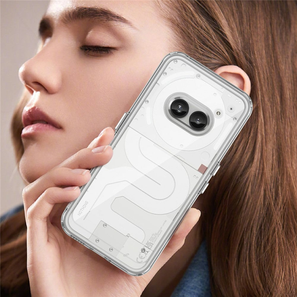 Nothing Phone (2a) Transparente Handyhülle – Aus TPU & Acryl, mit Schutzglasfolie