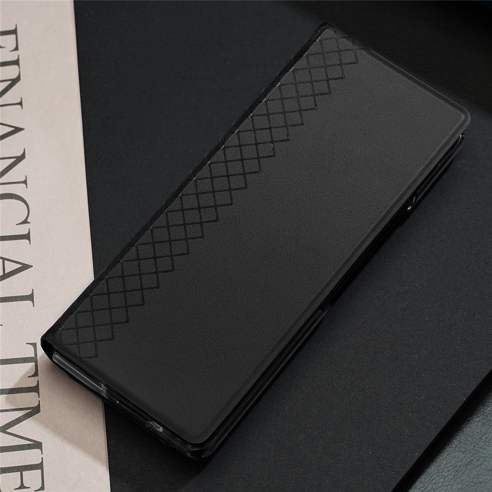 DUX DUCIS For Samsung Galaxy Z Fold Special Cases with Card Slot  Bril Series Leather Phone Cover Stand