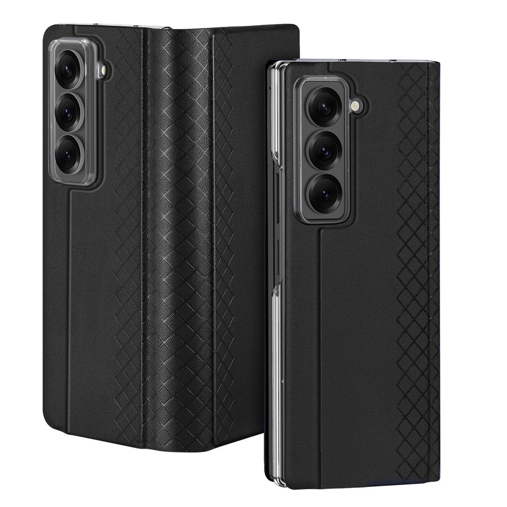 DUX DUCIS For Samsung Galaxy Z Fold Special Cases with Card Slot  Bril Series Leather Phone Cover Stand