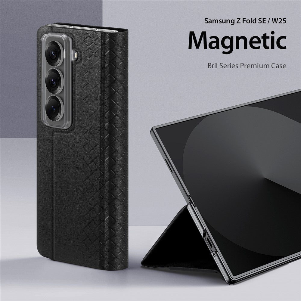 DUX DUCIS For Samsung Galaxy Z Fold Special Cases with Card Slot  Bril Series Leather Phone Cover Stand