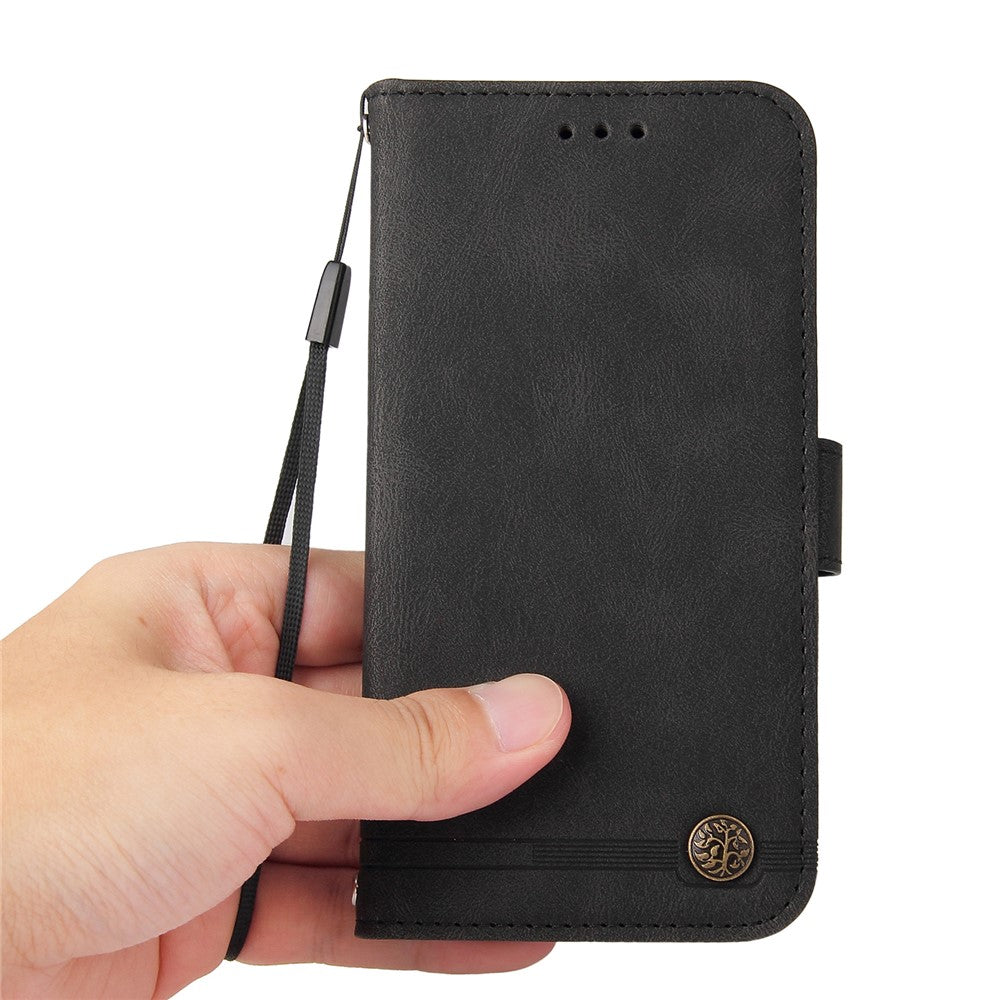 For Honor Magic7 Pro 5G Leather Wallet Cases Skin Touch Phone Cover Stand with Strap