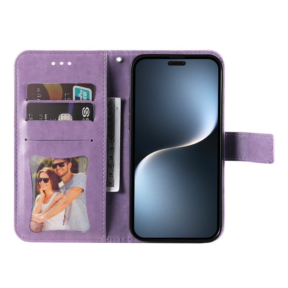 For Honor Magic7 Pro 5G Case Floral Pattern PU Leather Wallet Stand Phone Cover