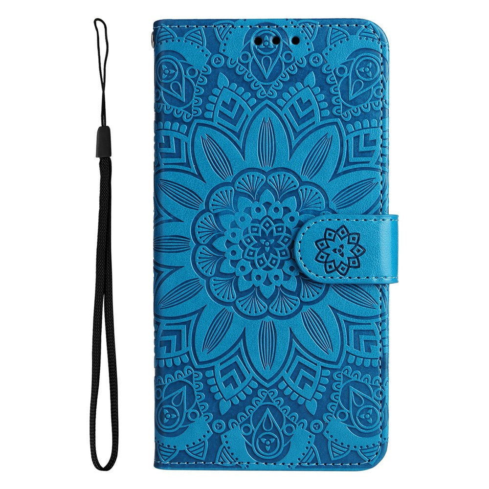 For Honor Magic7 5G Case Sunflower Imprint Leather Wallet Phone Cover