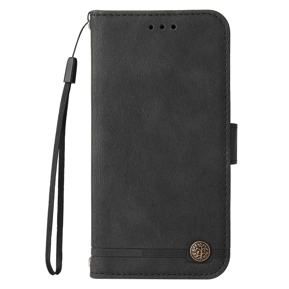 For Honor Magic7 5G Leather Wallet Cases Skin Touch Phone Cover Stand with Strap