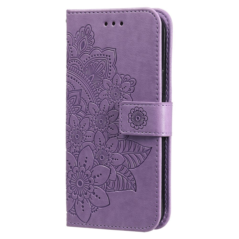 For Honor Magic7 5G Case Floral Pattern PU Leather Wallet Stand Phone Cover