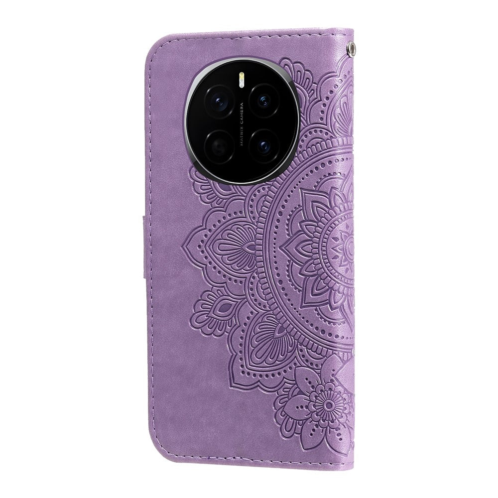 For Honor Magic7 5G Case Floral Pattern PU Leather Wallet Stand Phone Cover