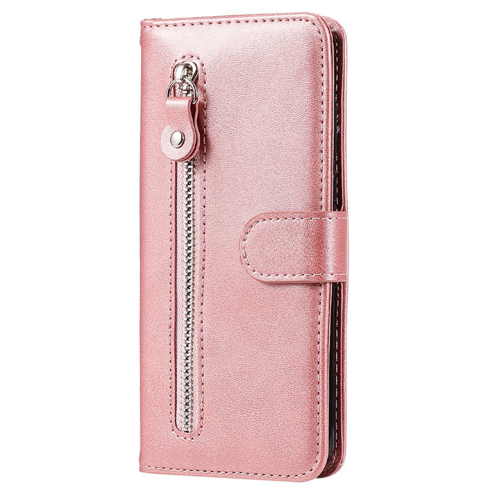 For Honor Magic7 5G Case Zipper Wallet Calf Texture PU Leather Phone Cover