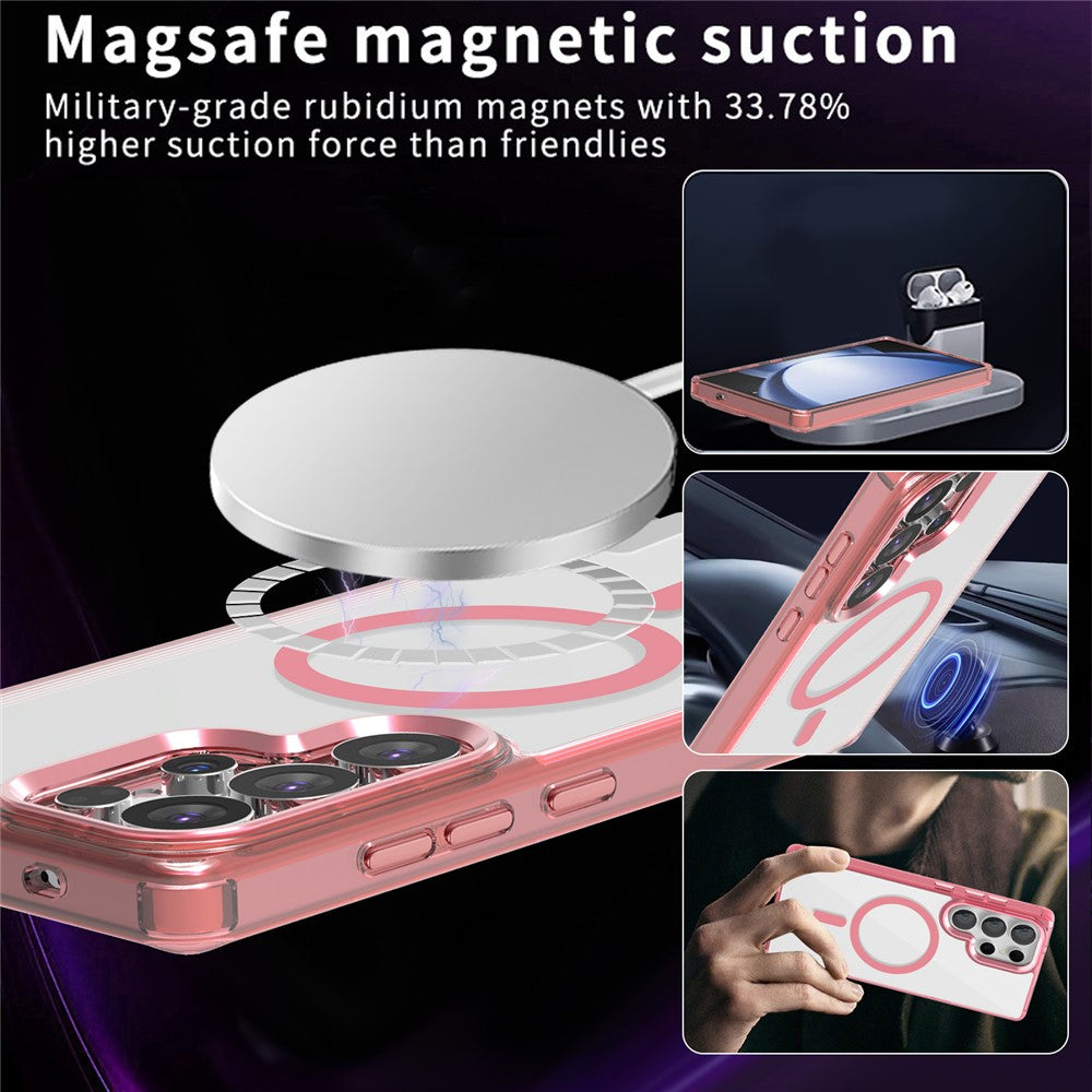 Galaxy S25 Ultra Magnet-Hülle – Transparent & Kratzfest