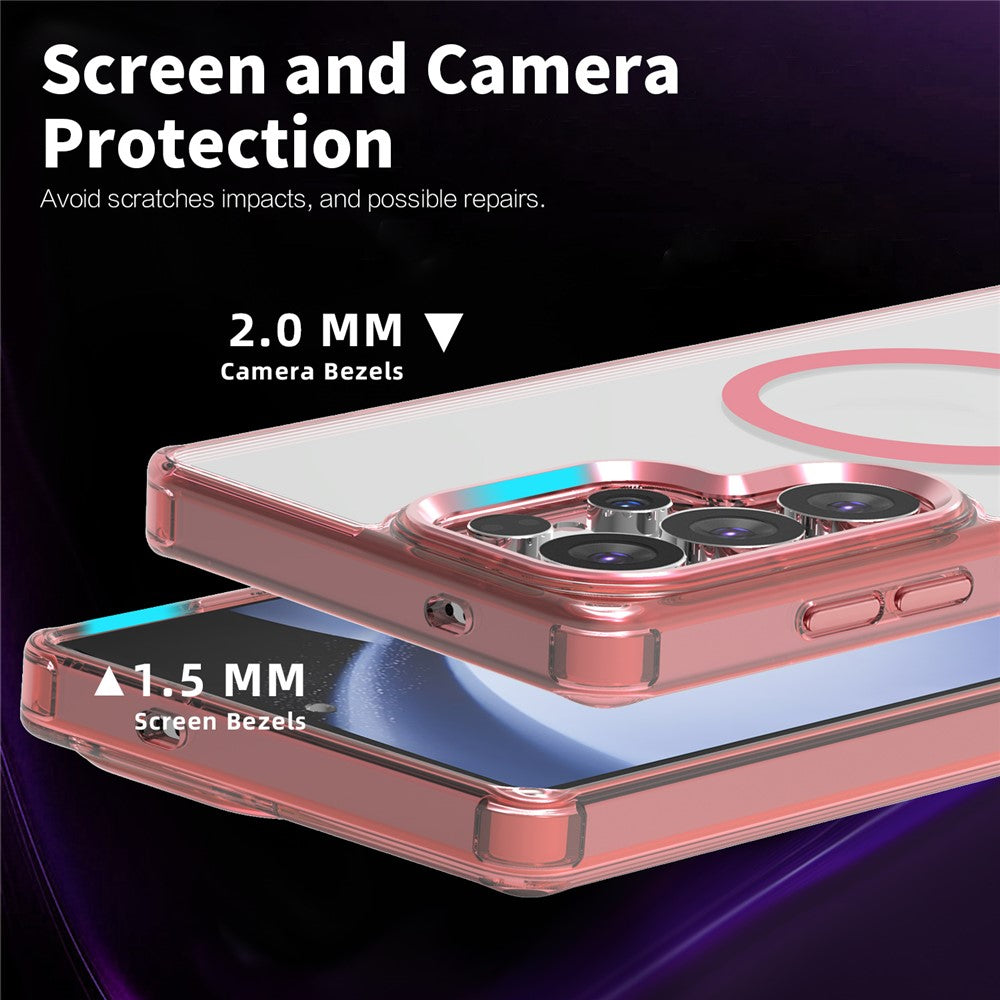 Galaxy S25 Ultra Magnet-Hülle – Transparent & Kratzfest