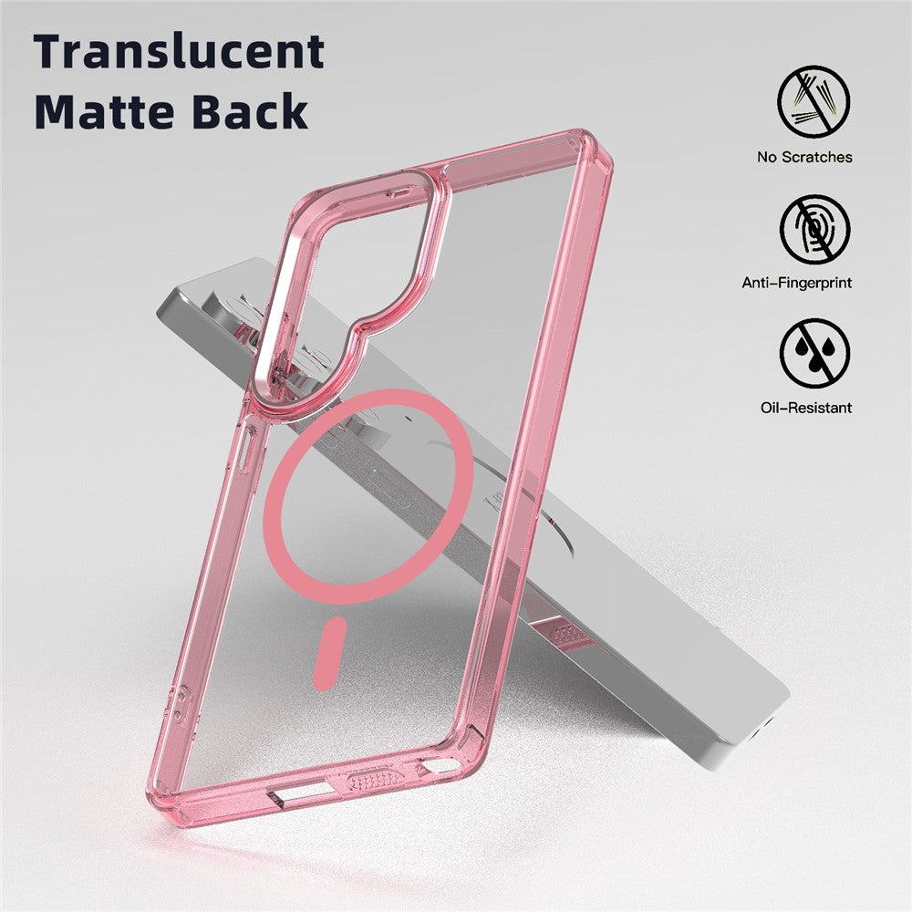 Galaxy S25 Ultra Magnet-Hülle – Transparent & Kratzfest