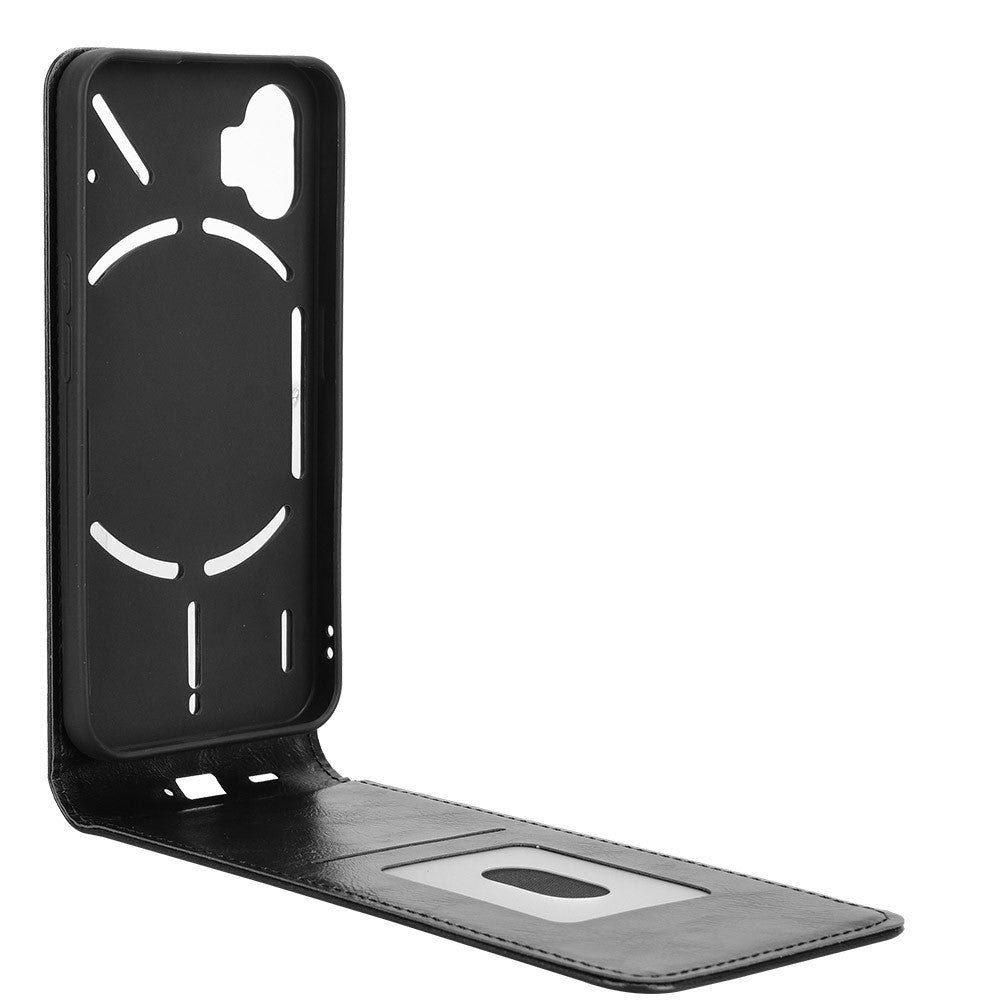 Nothing Phone (1) 5G Wallet-Handyhülle – Magnetische & vertikale Klapphülle, aus Leder, mit Kartenfach