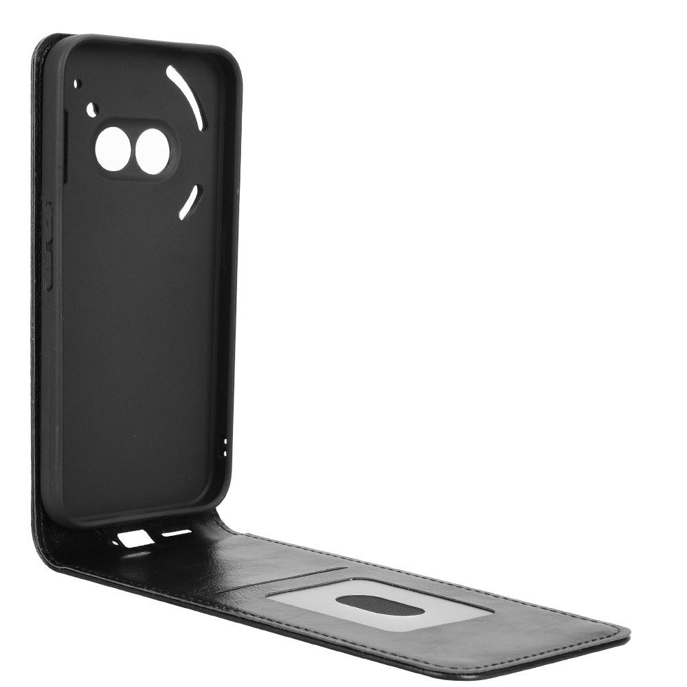 Nothing Phone (2a) Wallet-Handyhülle – Magnetische & vertikale Klapphülle, aus Leder, mit Kartenfach
