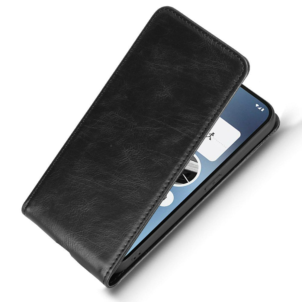 Nothing Phone (2a) Wallet-Handyhülle – Magnetische & vertikale Klapphülle, aus Leder, mit Kartenfach