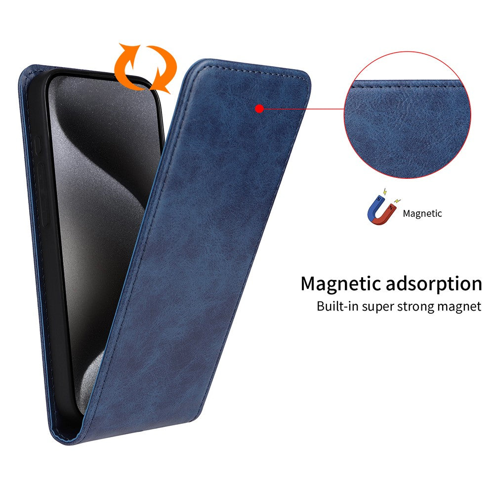For Xiaomi Poco X6 Pro 5G  /  Redmi K70E 5G Case with Card Slot Magnetic Vertical Flip Leather Phone Cover