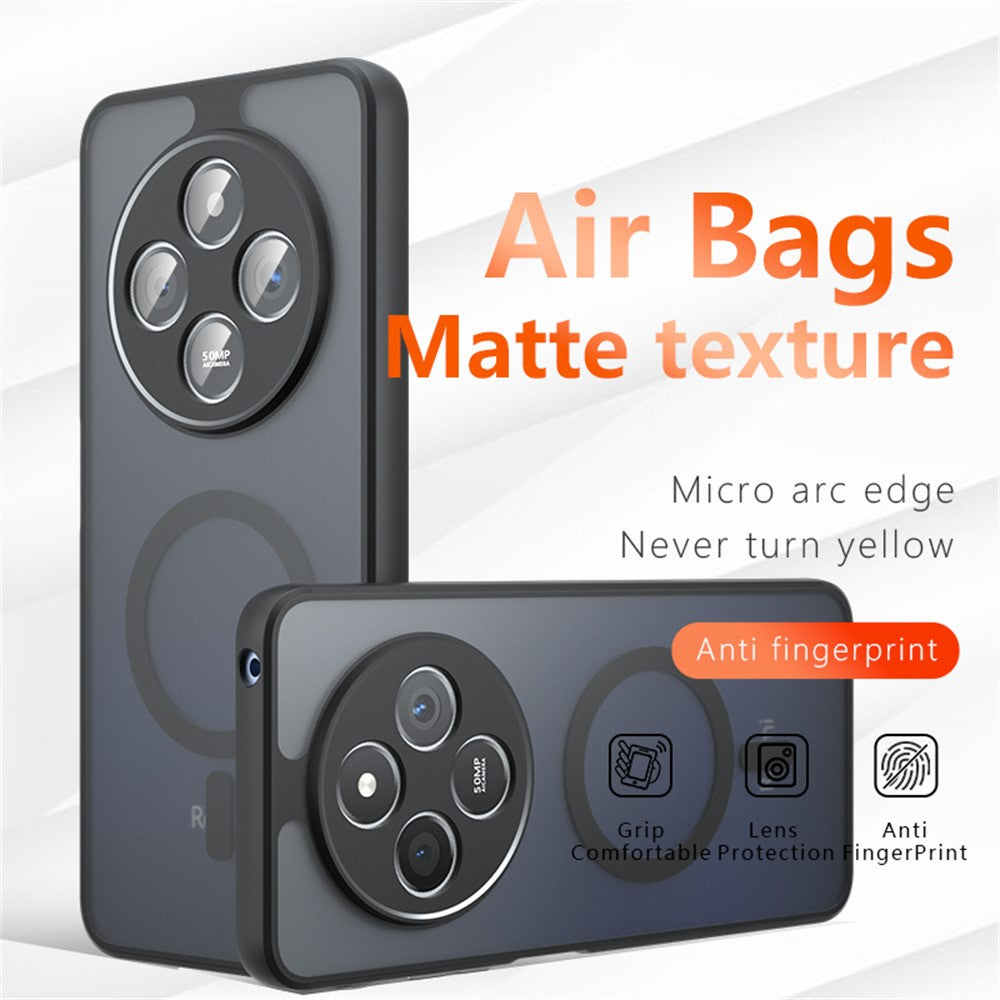 For Xiaomi Poco C75 4G / 14R 5G / 14C 4G Case Magnetic Case TPU+PC Matte Phone Cover