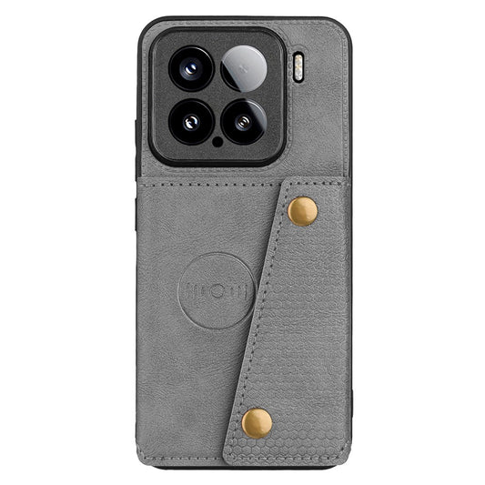 Xiaomi 15 Handyhülle – mit Kartenfächern, Ständer, Leder + TPU