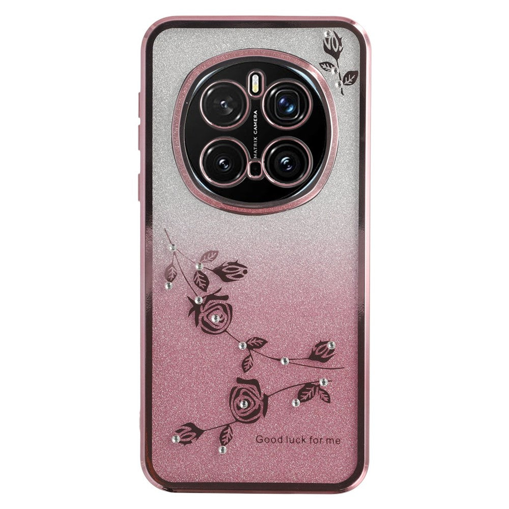 KADEM For Honor Magic7 Pro 5G Case Flower TPU Flexible Gradient Phone Cover