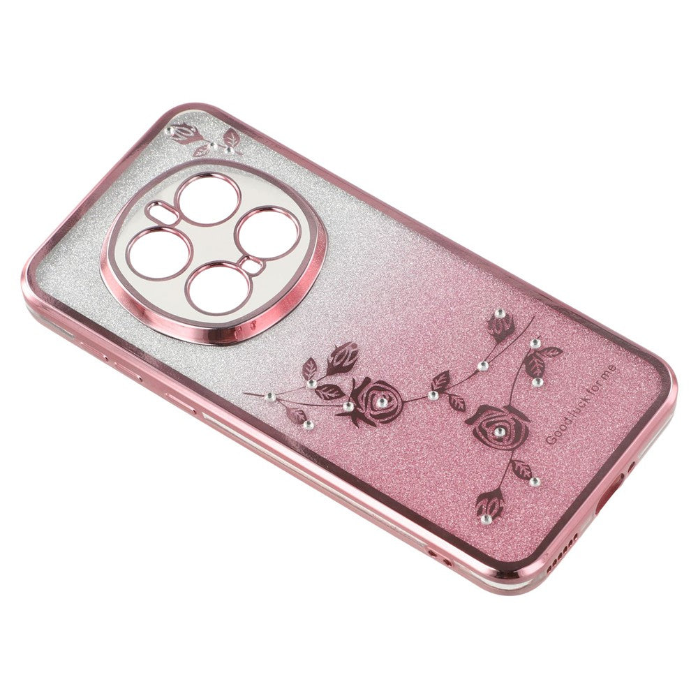 KADEM For Honor Magic7 Pro 5G Case Flower TPU Flexible Gradient Phone Cover