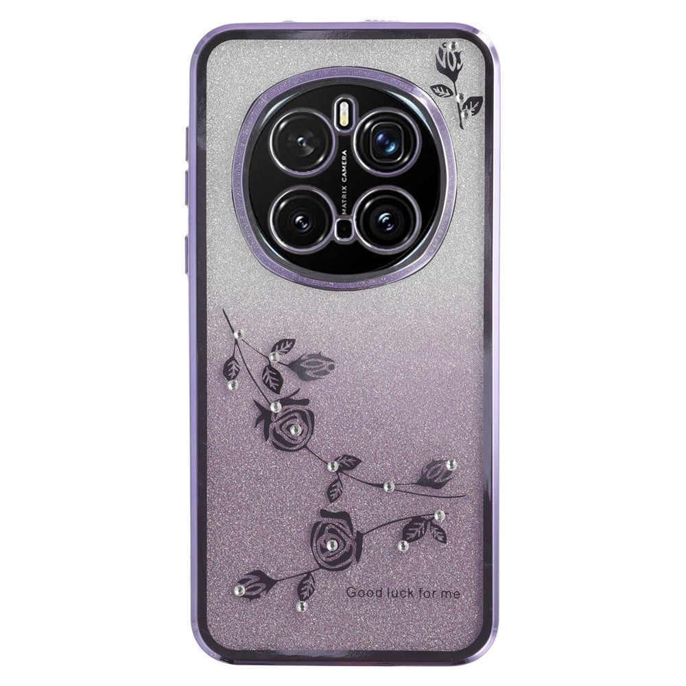 KADEM For Honor Magic7 Pro 5G Case Flower TPU Flexible Gradient Phone Cover