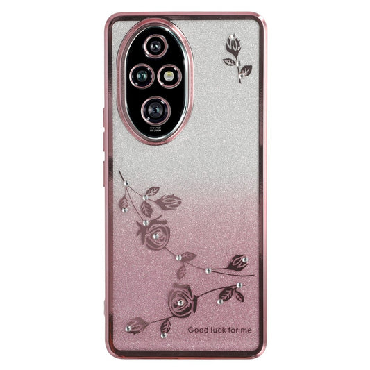 Honor 200 Pro 5G Handyhülle – KADEM Flower TPU Flexible Farbverlaufs