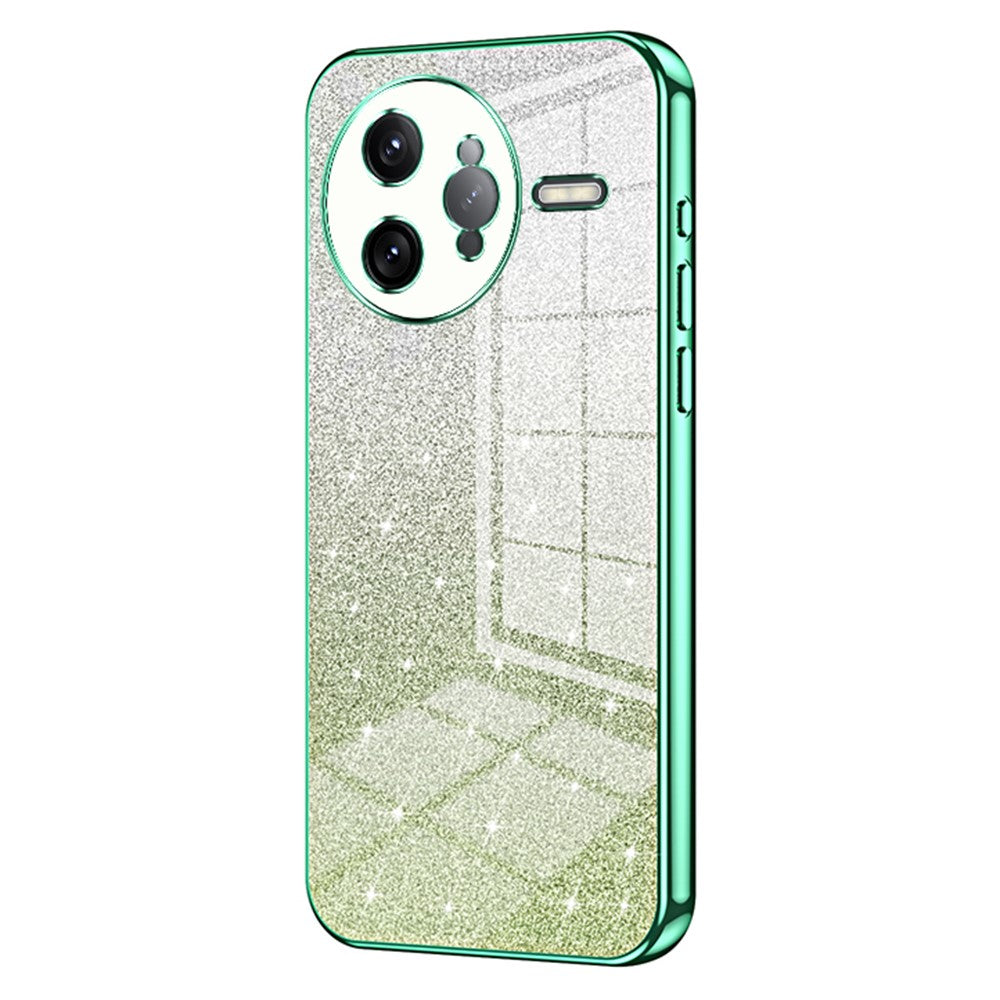 For Xiaomi Poco F7 Ultra 5G / Redmi K80 Pro 5G Case Electroplating Gradient Glitter TPU Phone Cover